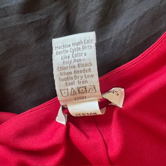 ✨ Draper's & Damon's Red Layered Dress & Jacket Set - XL ✨ - Picture 6 of 6